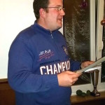 Vereinsmeisterschaften 2015, Siegerehrung durch Sportwart Michael Schulz